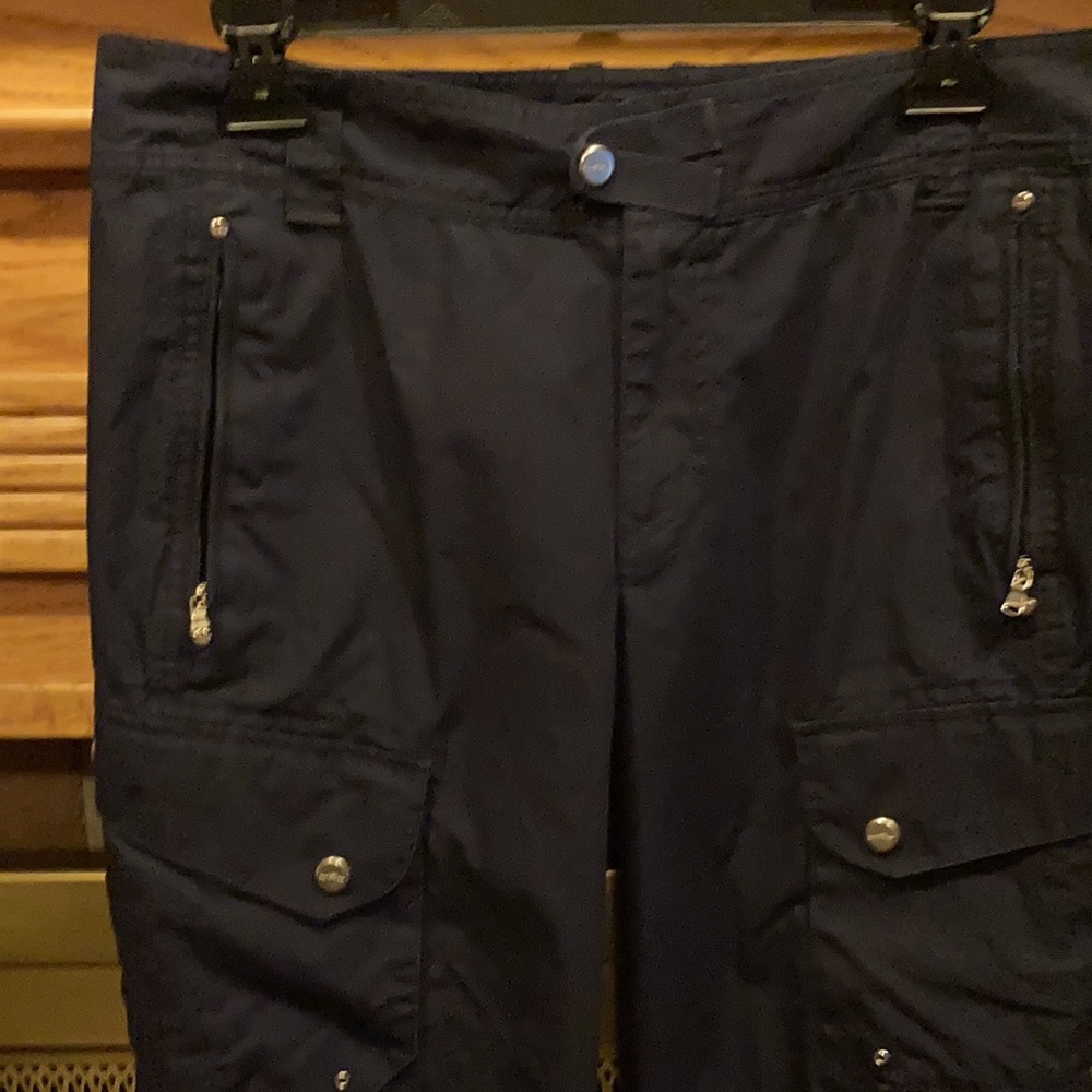 EUC sz 8 Lauren Ralph Lauren Active navy cotton pants